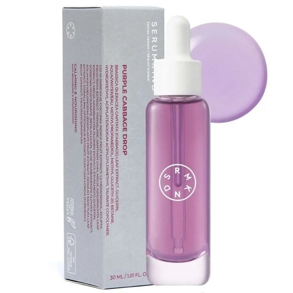 SERUMKIND Purple Cabbage Drop Calming and Skin Recovery Face Serum NEW - Picture 1 of 5